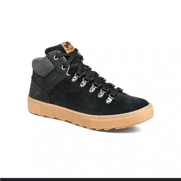 Forsake Lucie Mid Water Proof Sneakers Black Women’s 8 Hightop Outdoor Leather - Picture 1 of 8